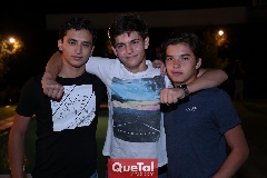 Alejandro Canseco, Alejandro Urías y Gon Alcalde.