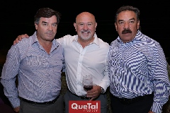  Luis Ortuño, Víctor Reyes y Pony García.
