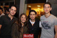 Salomón Dip, Alexia Revuelta, Diego de la Vega y Mauricio Piña.