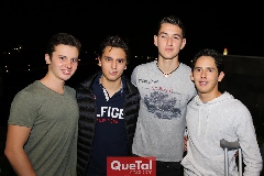 Mariano González, Daniel Berrones, Piña y Fernando Santibáñez.