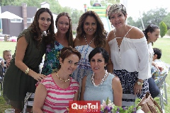  Mónica Abud, Maru Muñiz, Paty Lara, Margarita Padilla, Sofía Rangel y Alma Hernández.