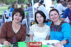  Ana María Muñiz, Ji y Laura Rojas.