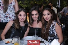 Nayeli Maya, Miren Elourdy y Fer Paredes.