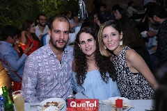 Ibrahim Tanus, Jessica Medlich y Andrea Muriel.
