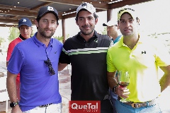  Santiago López, Daniel Dauajare y Fernando López.
