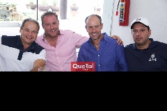  Paulino Cavazos, Juan Benavente, Gildo Gutiérrez y Jorge Morales.