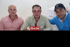  Tomás Alcalde, Javier Alcalde y Alejandro Espinosa.