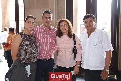 Jazmín Fayat, Rómulo Hervert, Yolanda Rivera y Rómulo Hervert.