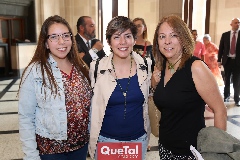 Sofía Acevedo, Mariana Acevedo y Lucía Pedroza.