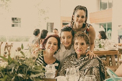  Elizabeth Martínez, Germán Martínez, Fanny Lubbertt y Lucely Hernández.