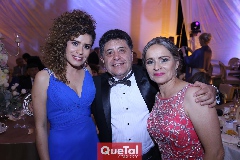 Estefanía González, César González y Rocío Villegas.