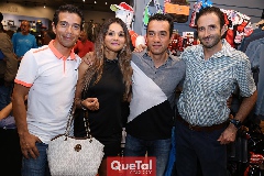  Sedley Rivas, Ariana Tucci, Alejandro Ibarra y Lalo Flores.