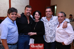  Paco Leos, Héctor, Lourdes y Javier Gómez y Gerardo Serrano.