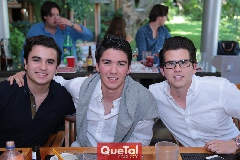  Juan Carlos Arredondo, Sebastián Amparán y Gerónimo Ortega.