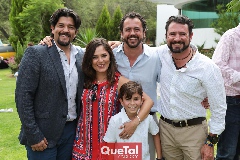  Marcelo Lozano, Patricia Lozano, Ernesto, Jorge y Patricio Tapia.