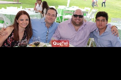  Montserrat Lozano, Aarón Martínez, Salomón Raitasky y José Luis González.