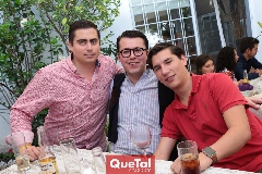 Jaime Oliva, Gustavo Rodríguez y Cristóbal Herrera.