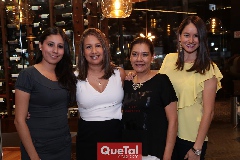 Norma Segura, Juliette Andrade, Blanca Contreras y Cindy Delgado.