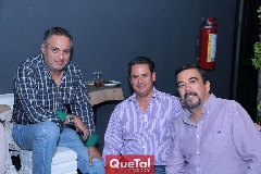  Rafa Aguilar, Manuel González y Gerardo Galván.