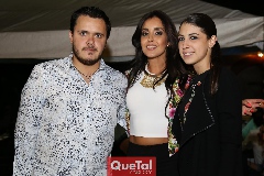  Cristóbal Safont, Eli Kury y Melissa Fernández .