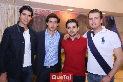 Rafael Tobías, Gabriel Torres, Mauricio Mahbub y Miguel Gómez.