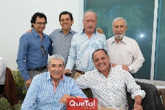  Moisés González, Emilio Melo, Javier Meade, Leonel Fajardo, Gilberto Galván y Carlos Paredes.