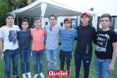  Saad, Santiago, Armando, Neto, Andrés y Zermeño.