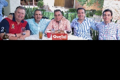 Pato Mendizábal, Gerardo Valle, Javier Alcalde,  Federico Alcalde y Óscar Silos.