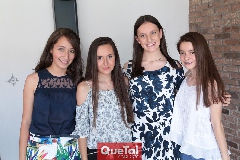 Sofía Oliva, Lucero Torres, Lucy Orozco y Susana Ramírez.