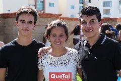  Rafa Aguilar, Paola de la Torre y Daniel López.