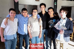  Mauricio Anaya, Enrique Montes, Diego Lomelí, Joaquín Otero, Rubén Domínguez y Jorge Martell.
