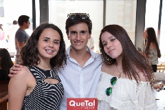  Paulina Valle, Andrés Ortiz y María José Bringas.