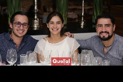  Paco Lavín, Claudia Dibildox y Paco Cabral.