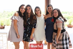  Marisol González, Regina Solana, Ale Román, Ana Sofía Díaz y María Julia Esqueda.