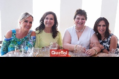  Ana Clara Bárcena, Olga Lilia Contreras, Roxy Miller y Tichis Araiza.