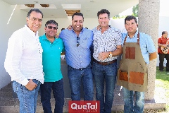  Ernesto Bolaños, Ariel Reyes, Enrique Rodríguez, Jorge Gómez y Javier Dávila.