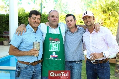 Javier Dávila, Toño Lozano, Eduardo Zermeño y Víctor Muñoz .