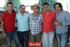  Eduardo Cantú, Ariel Reyes, Manuel Pillado, Eduardo Zacarías y Eduardo de la Garza.