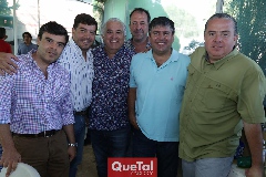  Poncho Ortiz, Javier Chalita, Guillermo Báez, Boro Quijano, Ariel Reyes y Luis Revuelta.
