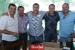  Luis Arturo, José Miguel Morales, Picho Páramo, Toño Nieto y José Antonio Lozano.