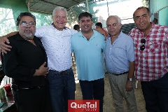 Toño Nájera, René Pierdant, Ariel Reyes, Filiberto Estrada y Oscar Chevaile.