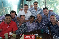  Eduardo Zacarías, José Miguel Morales, Luis Arturo, Picho Páramo, Ramón Meade, Mauricio Quijano, Poncho Ortiz, Guillermo Báez y Toño Nieto.