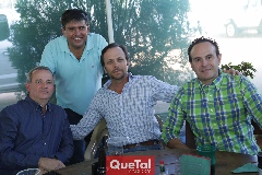  Carlos Cantú, Ariel Reyes, Víctor Muñoz y Beto Fontes.