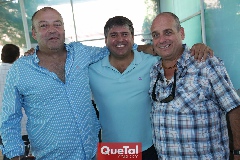  Toño Lozano, Ariel Reyes y Manuel Pillado.