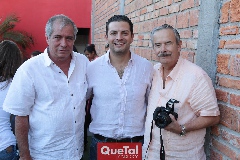  Daniel Medina, Fernando Toranzo y Juan José Toranzo.