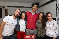  Pablo González, Ale Godiba, Emilio González, Isa Pizzuto y Marce.
