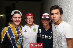  Diego Bárcena, Roberto Arroyo, José Manuel Gameros y Pablo Rodríguez.