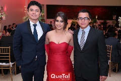  Marcelo, Karen Galicia y Luis Tapia.