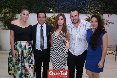  Olga Sáenz, Augusto Hernández, Jesica Monroy, Emmanuel Castro y Ale Ojeda