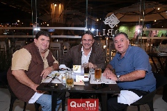Héctor Montejano, Gustavo Islas y Rodrigo Villasana.